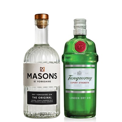 Tanqueray Gin And Masons Gin (2x70cl)